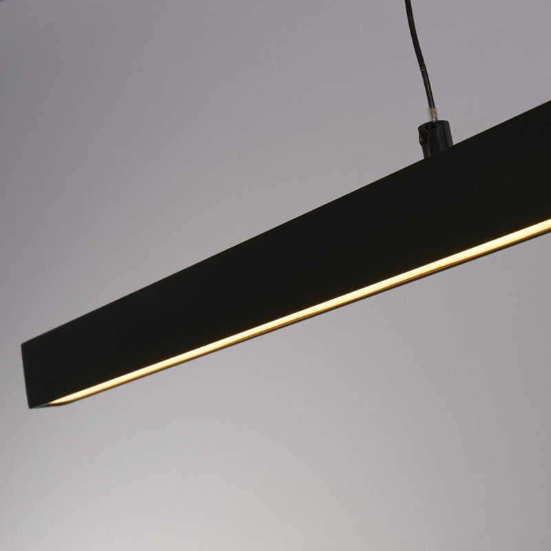 Clintin 1 - Light Black LED Kitchen Island Pendant