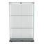48.5" Glass Display Cabinet With Shelves, Floor Standing Curio Display Cabinets With LED And 2 Doors, Modern Display Case For Living Room Bedroom-121613232