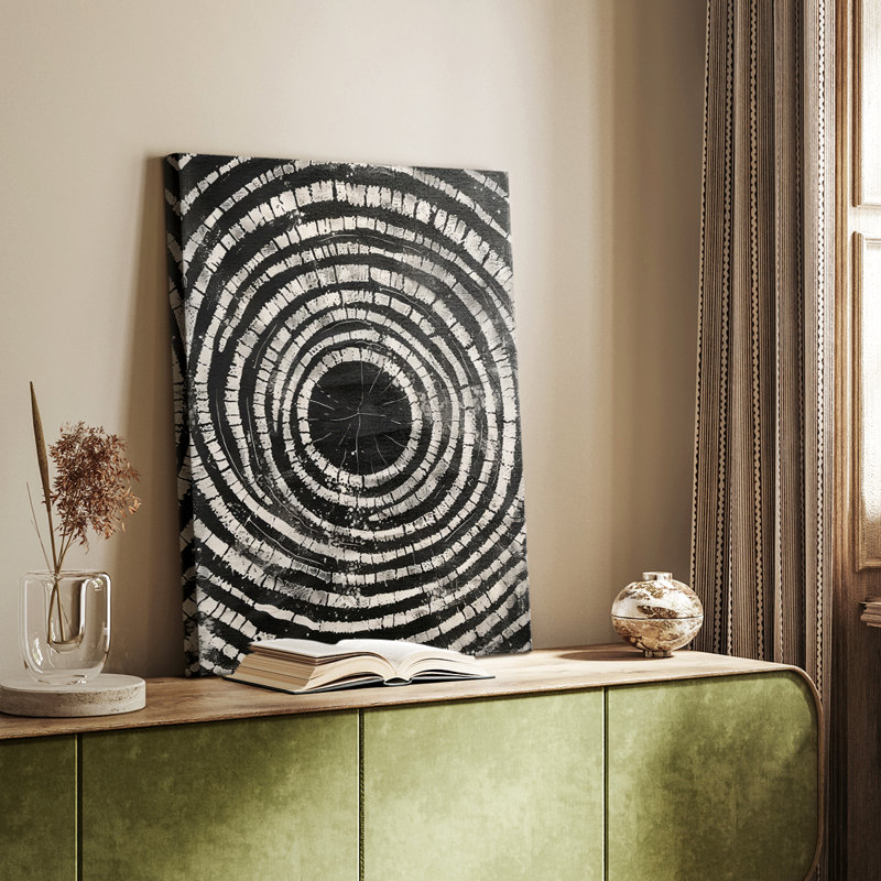 Série ABSTRACT Cxxxiv - Toile tendue avec châssis de qualité supérieure - Prêt à être accroché, H 60 po x l 40 po