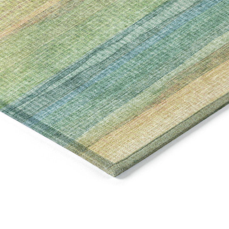Tapis intérieur / extérieur Xhevrie lavable à la machine, Tapis de couloir 2 pi 3 po x 7 pi 6 po