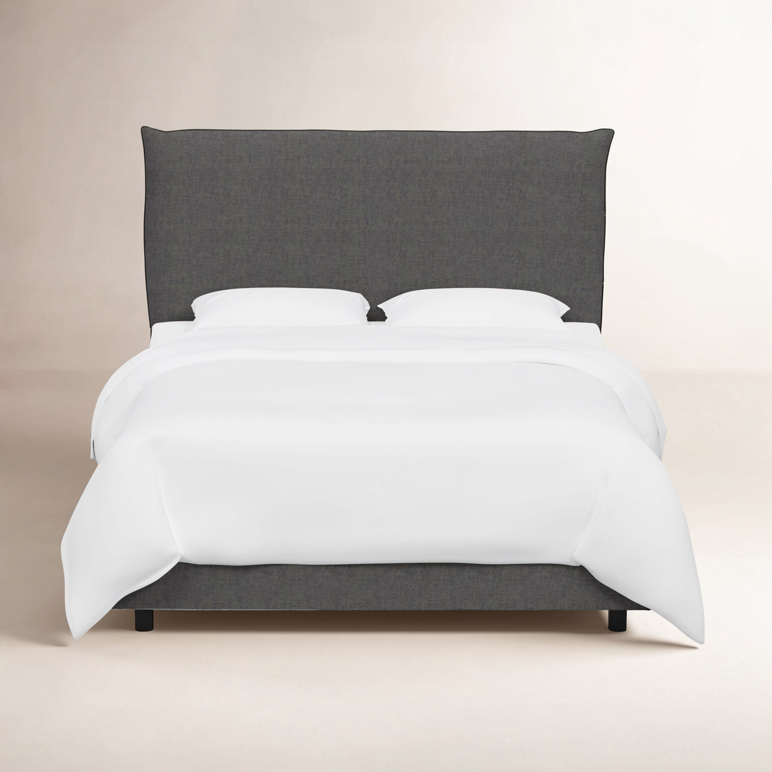 Bessinger Upholstered Bed, Twin, Zuma Charcoal