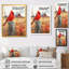 «Kohl Cardinal Bird» par The Farmhouse IV - Art mural oiseau-202131857-202131867-202131865