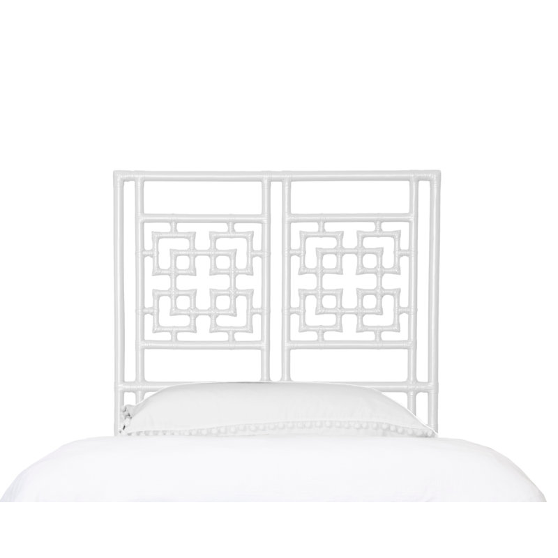 Palm Springs Low Profile Standard Bed, Twin, White