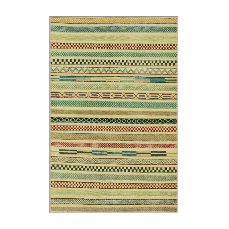 Abstract Indoor Rug, Rectangle 7' x 10'