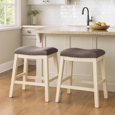 Tabouret de bar en bois massif