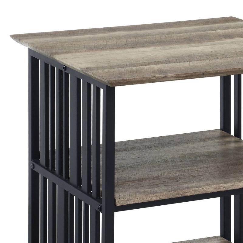 Table de chevet, finition noire