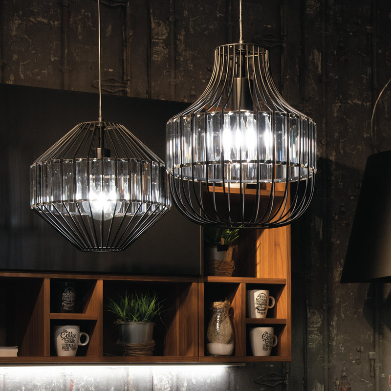Munoz 1 - Light Black Single Pendant