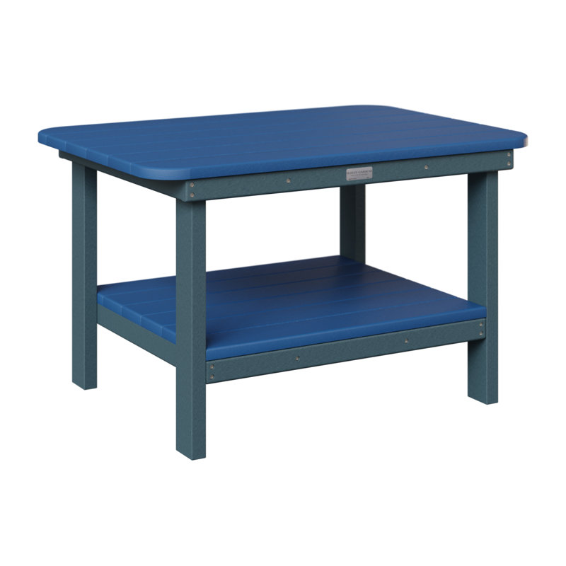 Table basse Berlin Gardens, Ardoise, Bleu pacifique