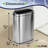 Steel Open Trash Can - 10.5 Gallons