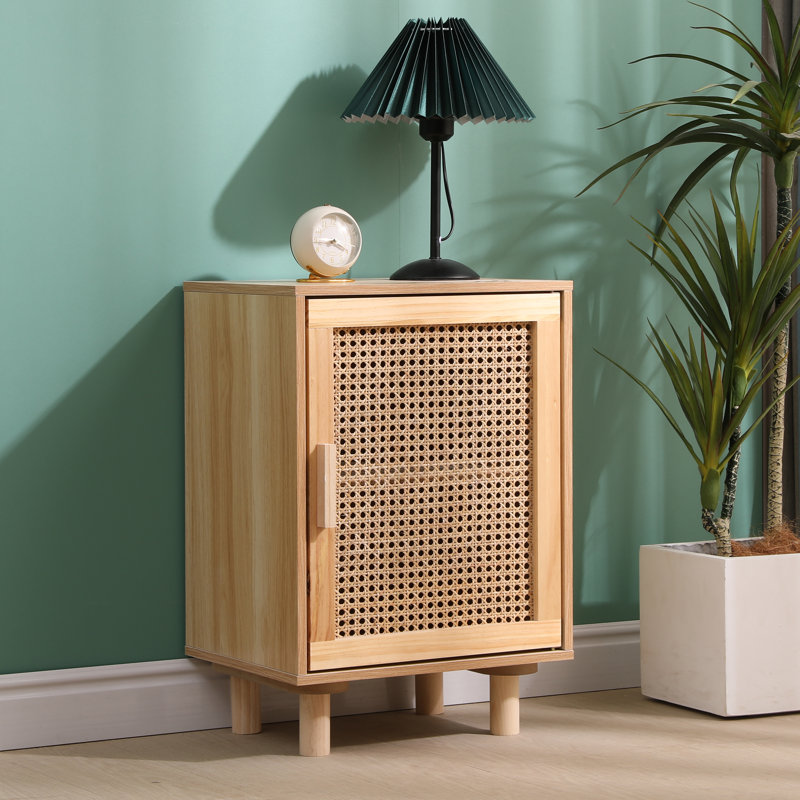 Falkland 40cm W Particle Board Bedside Table