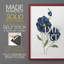 Coquelicots bleus - reproduction encadrée de qualité supérieure - prête à être accrochée - aucun clou requis - aucun clou requis-671805645-671805633
