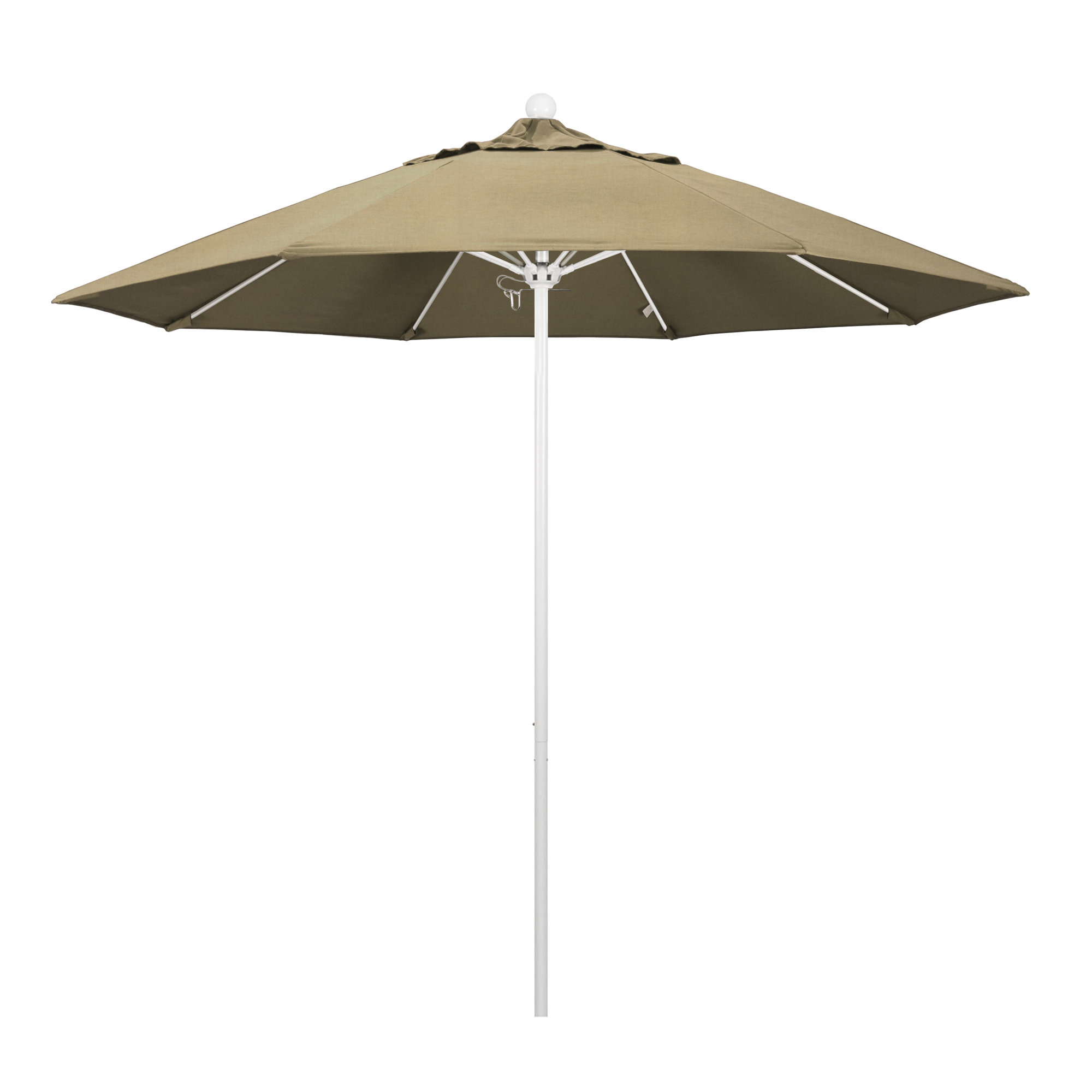 Hibo 108'' Sunbrella® Outdoor Umbrella, Canvas Heather Beige Sunbrella® Canvas