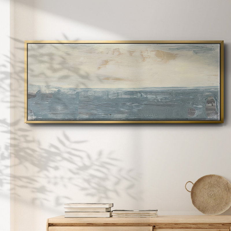Peace and Calm III - toile encadrée, 20" H x 50" W