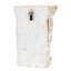 Tablette murale 5,1 x 4,7 x 9,3 pouces en oxyde de magnésium blanc antique, parfaite pour les éléments de décoration de salon