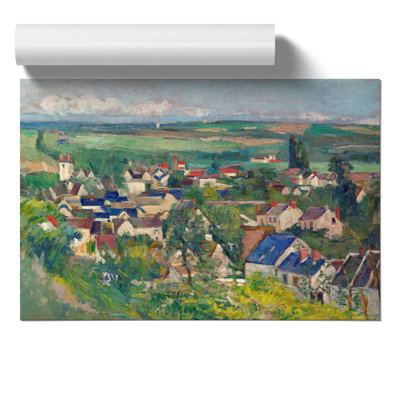 View of Auvers by Paul Cezanne - Frameless Print