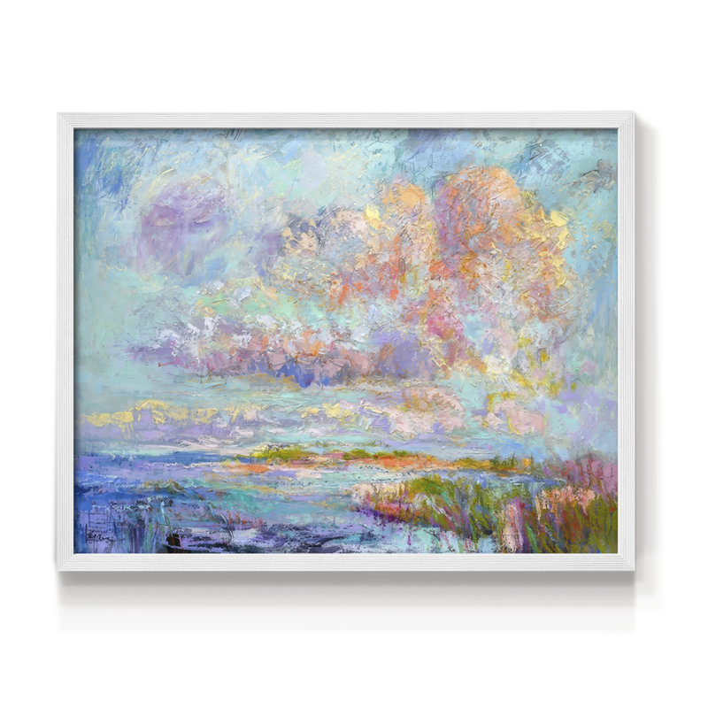 Sanctuaire - Reproduction encadrée - Restickable, H 11 po x l 14 po, Blanc
