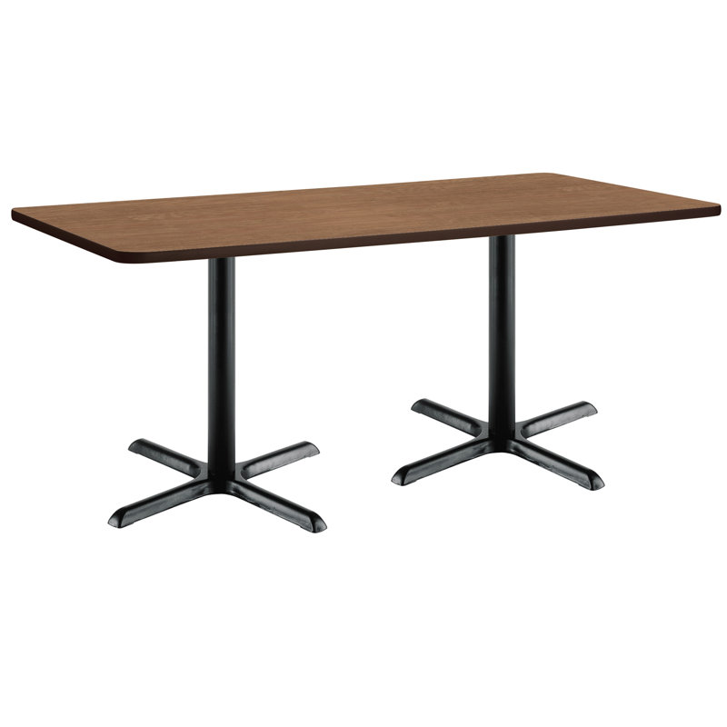 Mode Breakroom Table, River Cherry, 36" H x 72" L x 30" W