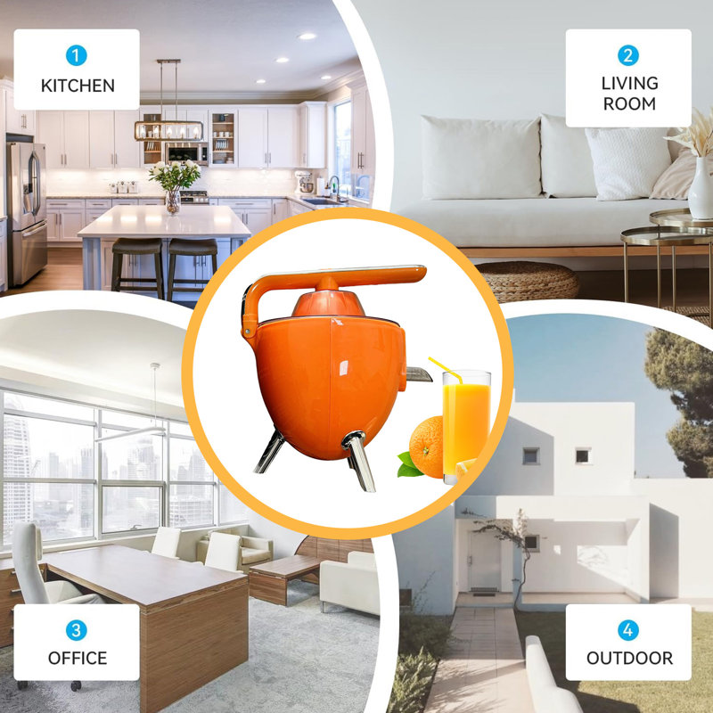Machine à jus d'orange électrique puissante avec presse-agrumes 300W