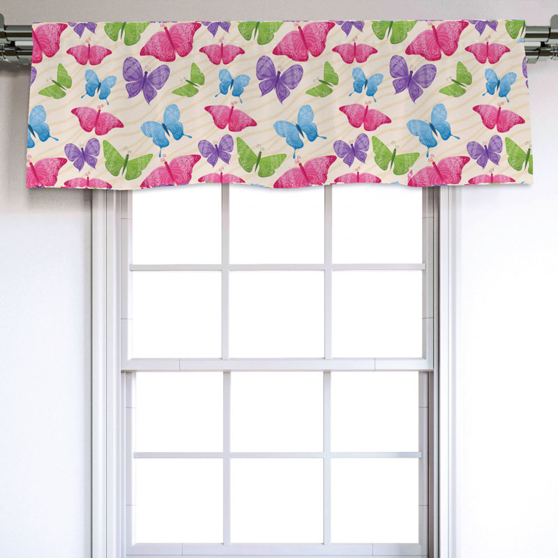 Sateen Ruffled Window Valance