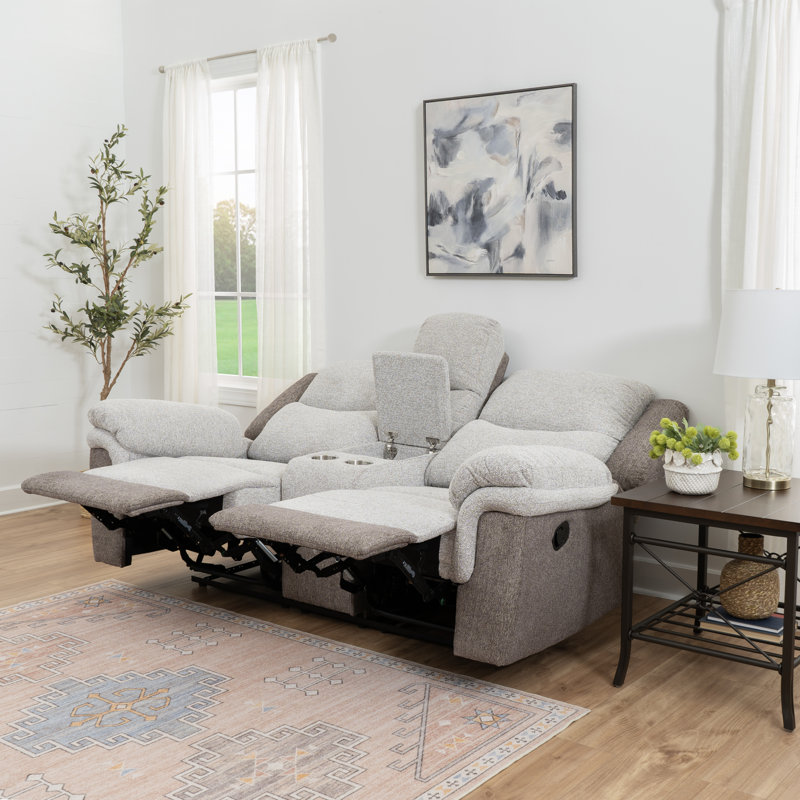 Branice Manual Loveseat, 2, 41" H x 77" W x 38" D