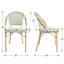Ensemble de 2 chaises de terrasse Altesa French Bistro pour l'extérieur et l'extérieur-115587403