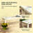Backless Slatted Bench,Wood Outdoor Bench-1304034392
