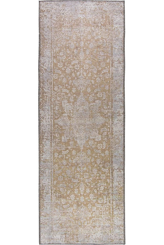 Alanson 2' x 5' Runner Polypropylene Area Rug in Beige