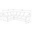 Canapé modulaire en cuir fleur Ramdev-35667832-35667830