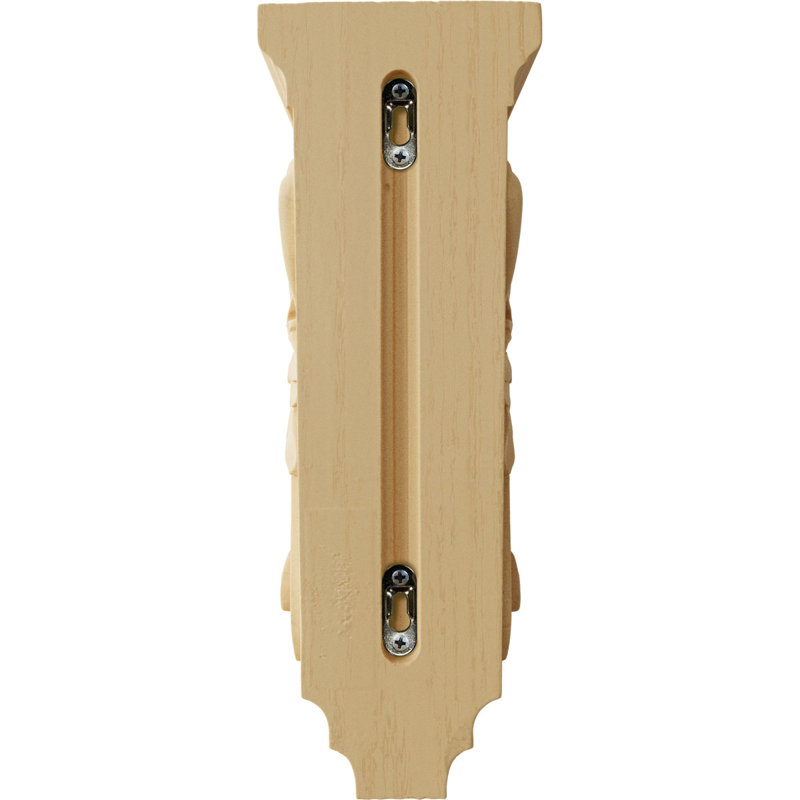Corbeau en bois d'acanthe, Érable, H 14 po x l 5 po x P 7 po
