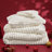 Bedsure King Size Comforter Sets - 3-Piece Double-Sided Fleece Fluffy Cream White Bedding, Cozy Striped Aesthetic for Modern & Guest Bedrooms, All-Season Luxury Home Decor-100517523-100517526
