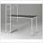 Versatile Reversible Workstation Desk With Shelf For Space Optimization