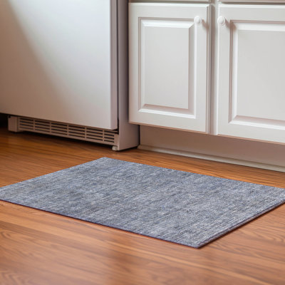 Premium Machine Washable Prisco Blue Rug