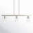 Nilsa 3 - Light Steel Dimmable Kitchen Island Square / Rectangle Chandelier-1621395386