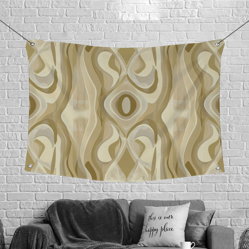 Tapisserie en microfibre, H 88 po x l 104 po