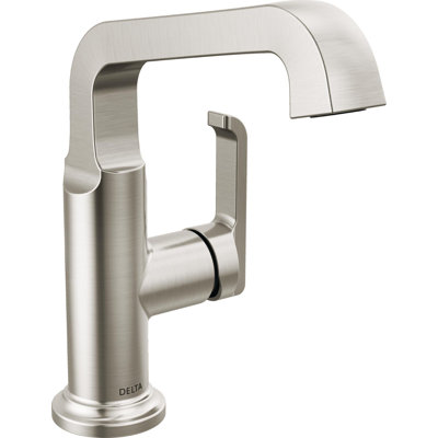 Tetra Single-Hole Bathroom Faucet with Drain