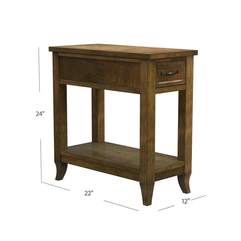 Armoire de chargement en bois d'amande Eldrin