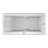 Fuzion® 70.75" x 35.5" Drop in/Undermount Combination Tub-11166767