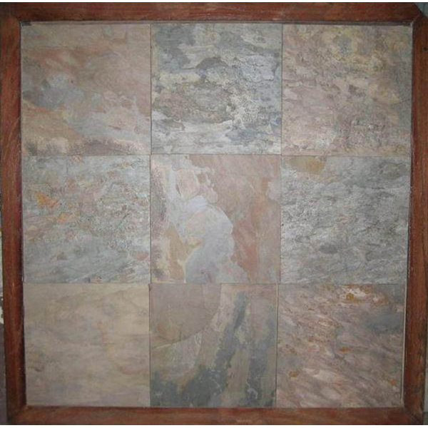 16" x 16" Slate Stone Look Wall & Floor Tile