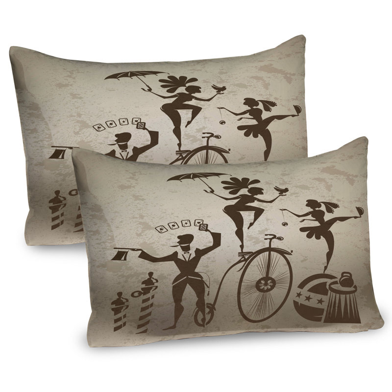 Ensemble de 2 taies décoratives Ambesonne, H 20 po x l 36 po