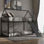 Lit simple au-dessus d'un lit simple-1845659770