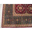 Oriental Hand-Knotted Wool Burgundy/Beige/Ocean Area Rug