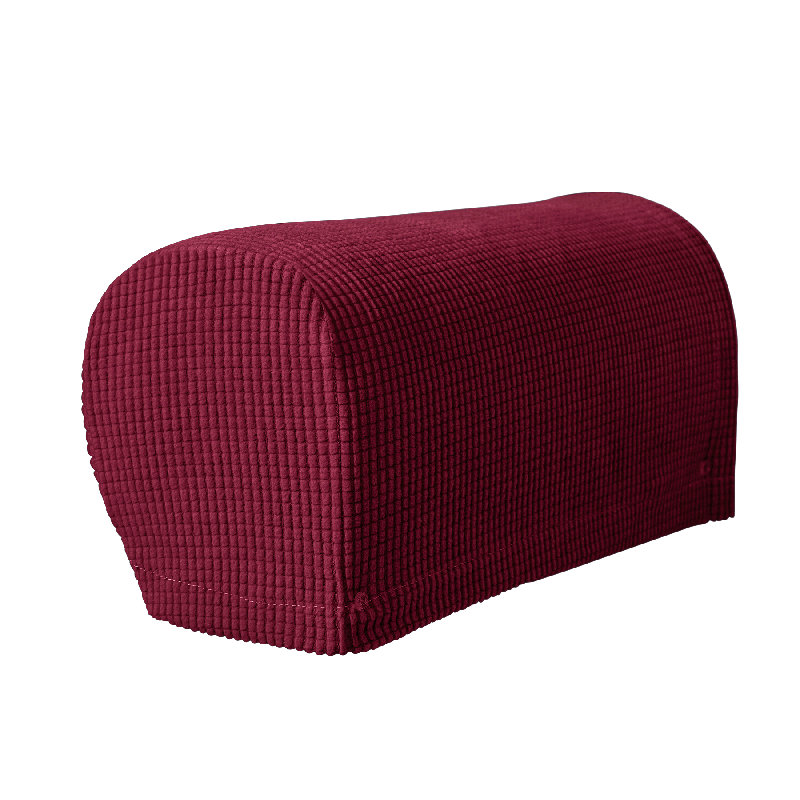 Box Cushion Sofa Slipcover, Red
