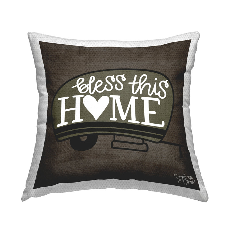 Coussin Bless This Home Camper