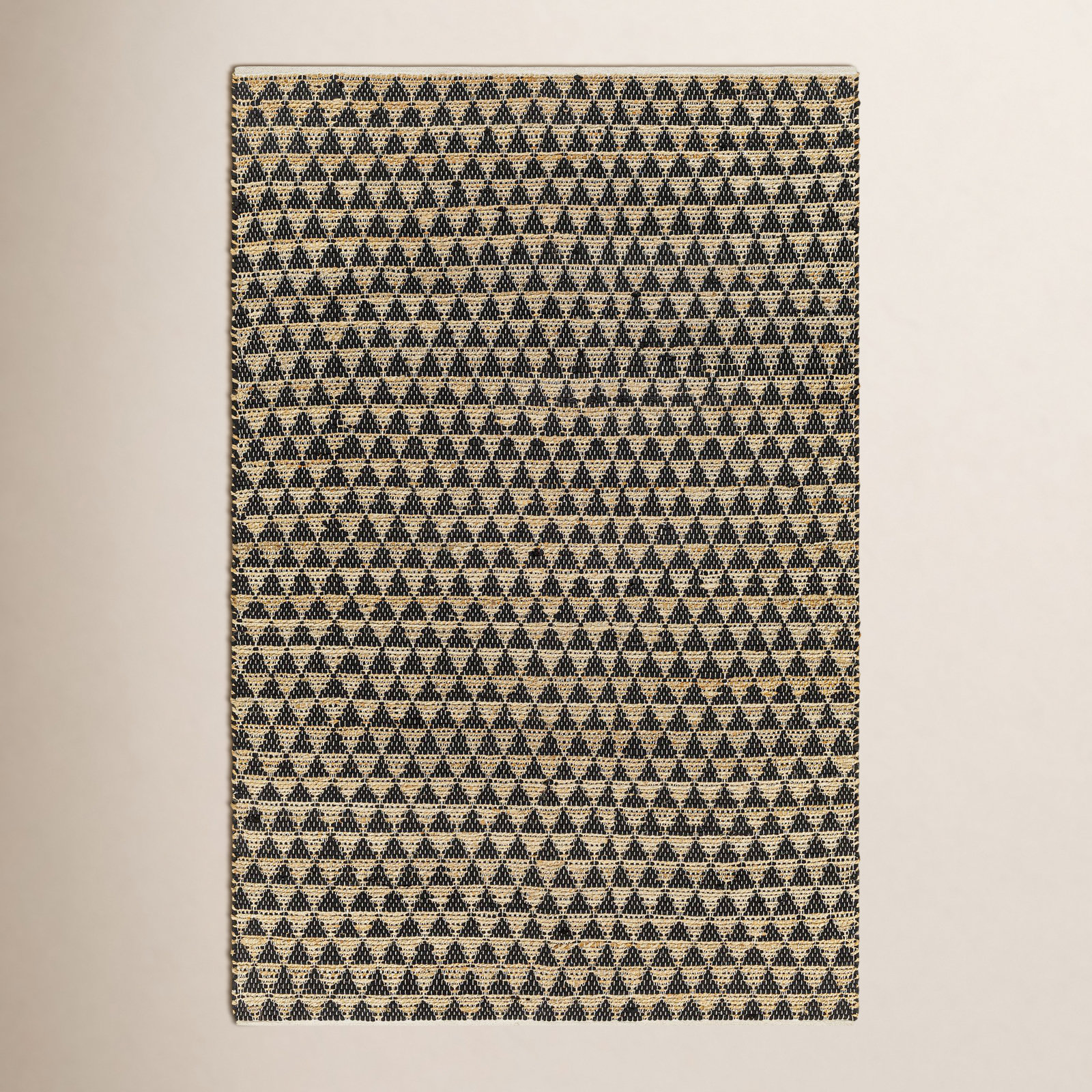 Addy Hand-Woven Geometric Jute Rug, Rectangle 27" x 45"
