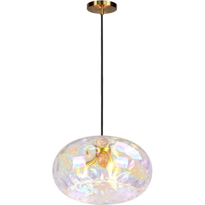 3 - Light Brass Pendant