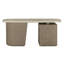Angus 70" Reclaimed Wood Writing Desk In Concrete Gray
