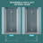 Brushed Nickel 30"W X 72"H Tempered Glass Shower Door - Flexible Installation, To Stains And Scratches With Fold Mechanism Design, Adjustable For Different Spaces