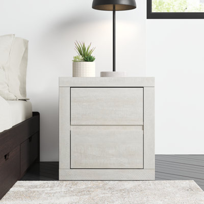 Brannick 20.3" Tall 2 - Drawer Nightstand
