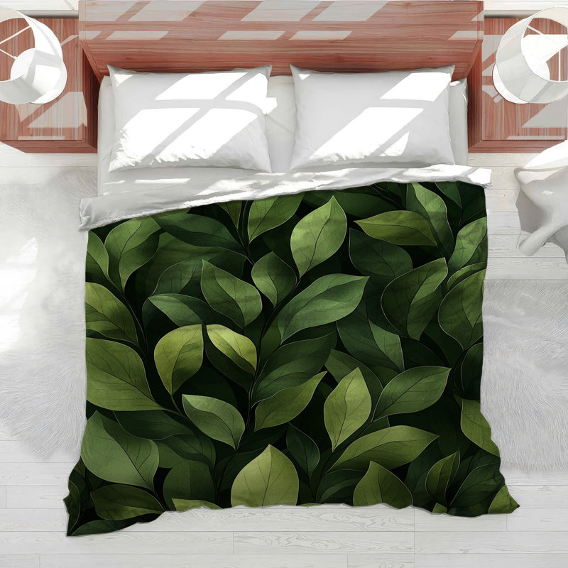 Édredon nature à feuilles, Édredon très grand