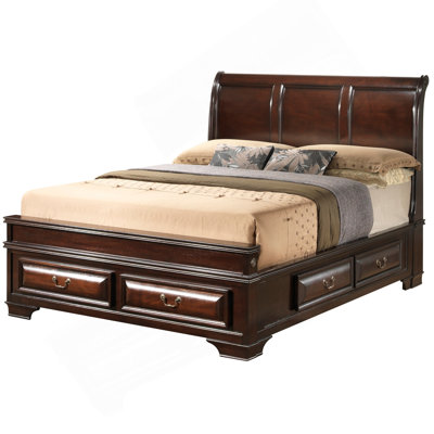 Queen Storage Bed , Cappuccino